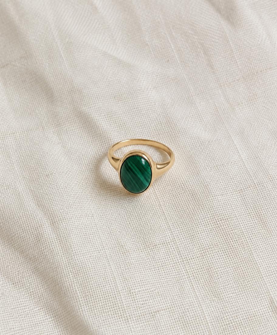 Bague Olivia Malachite